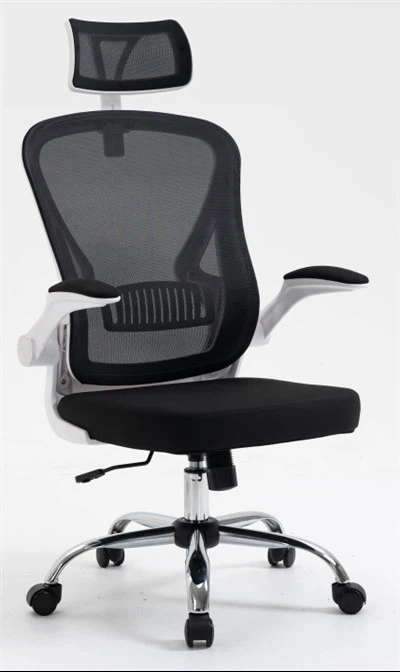 Cadira de malla amb respatller alt d'oficina